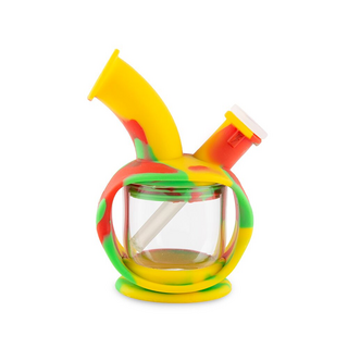 Ooze Kettle 2 in1-l-Bong Silikon, rasta