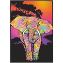 Poster Blacklight Filz ELEPHANT (BLP-1982)