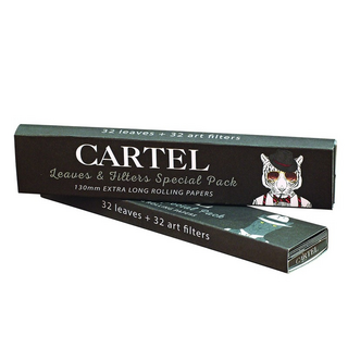 CARTEL Rolling Papers Extra Long 130mm + Tips