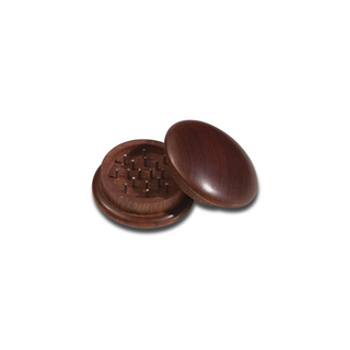 Grinder Rosenholz , 2-tlg, h2,5 cm, dm 5,5cm. Stahlstifte