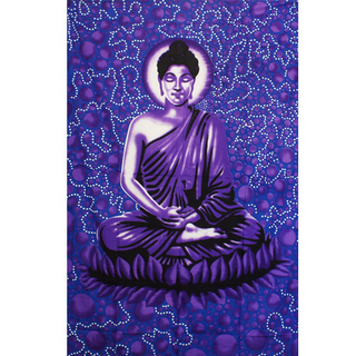 Wandtuch 140 x 220, Space Buddha div. Farben
