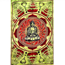 Wandtuch 140 x 220, Buddha auf Lotus div. Farben