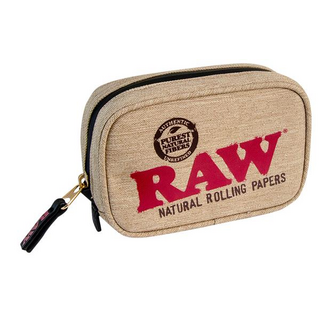 RAW Smell Proof Smokers Pouch/ Tabaktasche. 15x10x5cm SMALL
