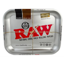 RAW Metal Rolling Tray, RAW STEEL METALLIC, Large, 34 x...