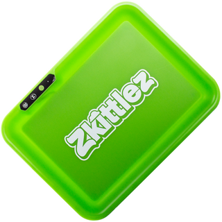 Glow Tray x Zkittles (Green) LED Rolling Tray, 28 x 21,5 x 3cm