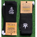 THTC Hemp Socks, black, different Logos