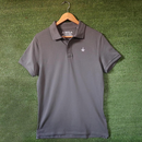 THTC Embroidered Polo Shirt org. cotton grey
