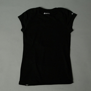 THTC Ladies Hemp Tee, blank, black