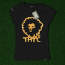 THTC Ladies Hemp Shirt, Chant down Babylon  Gold Lion,...