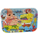 Dunkees Rolling Tray Metall , Pat und Sponge, Large, 30x20cm