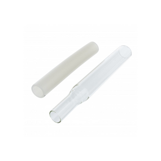 deVerdamper Mundstück Flexibel, Silikon + Glas