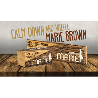 MARIE Brown, Kingsize slim, mit Magnetverschluss, Sammel-Edition Posting im Bchel
