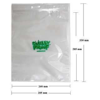 Smelly Proof, Clear Storage Bags, Haflpound - 285 x 330 mm, innen 260 x 290 mm