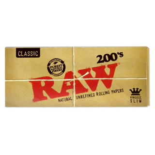 RAW Set 400 - 2x Classic 200s, King Size Slim + 8x Raw Filtertips wide 50 Blatt