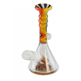 Black Leaf Miniölbong orange/bunt, H 130 mm