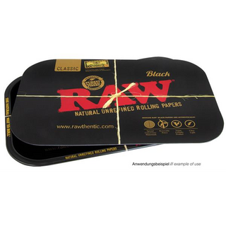 RAW Magnetic Rolling Tray Cover Black Medium, 27,5  x 17,5 cm