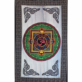 Wandtuch 140 x 220, Om Yantra Colors