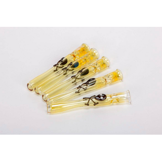 DuoGlass One-Hitter 304, colorchanging yellow, Verengung...