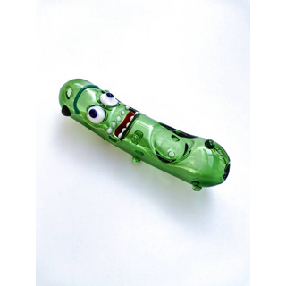 DuoGlass Handpfeife M1, Pickle Rick, Cucumber, 33g, 10cm