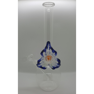 DuoGlass Bong Flower, 40cm, NS18,8