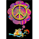 Poster Blacklight Filz Mushroom Peace (BLP-1984)