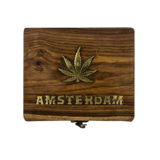 Amsterdam Wooden Box small, 15 x 6cm