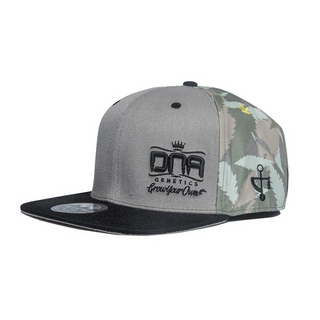 Flat Bill Cap DNA, Leaf Camo Grey  size 7 1/4 - 58cm - Small