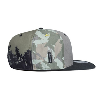 Flat Bill Cap DNA, Leaf Camo Grey  size 7 1/4 - 58cm - Small