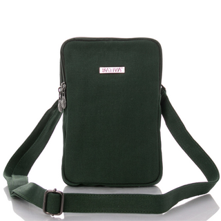 SATIVA Collection, The Mini Crossbody Bag, Schultertasche, Large = 28x17,5x5cm, green