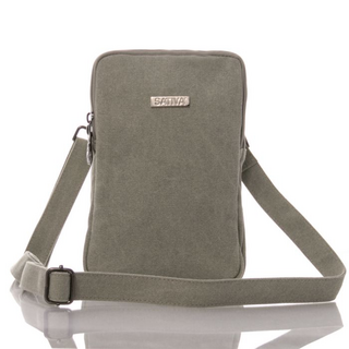 SATIVA Collection, The Mini Crossbody Bag, Schultertasche, Small = 20x14x4,5cm, grey