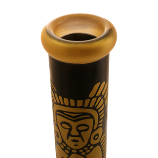 HNBG Aztec Beaker, 41cm, 5mm, NS 18,8, mit Dekor