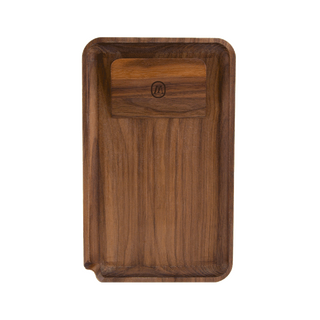 Marley Natural Rolling Tray mit Schaber, Walnussholz, small, 2x23x14 cm