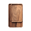 Marley Natural Rolling Tray mit Schaber, Walnussholz,...