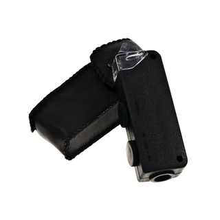 Mikroskop schwarz, 60-100 fach, inkl. Lederhülle