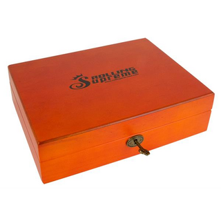 Rolling Supreme Humidor/Wooden Rolling Box G4 inkl. Sifter, 27,5x21,5x7,5cm, absperrbar