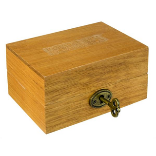 Buddies Wood Box, versperrbar, 13 x 10 x 4 cm
