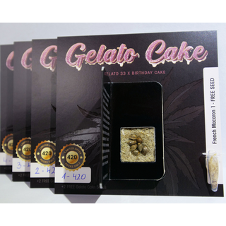 T.H.Seeds, Gelato Cake, (Gelato 33 x B-day Cake) feminized, 6pc (+1pc French Mac)