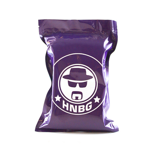 Mylar-Druckverschluss-Beutel Heisenberg schwarz, 18µ, XL...
