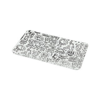 Keith Haring Rolling Tray, 30x17x2cm, 3mm dickes Glas,...