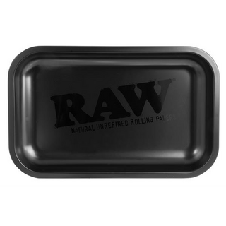 RAW Metal Rolling Tray, Raw Black MATT, Medium, 27,5 x 17,5 x 2,5