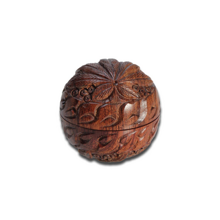 Grinder Rosenholz Leaf rund, 2 teilig, dm 50mm, H 50mm