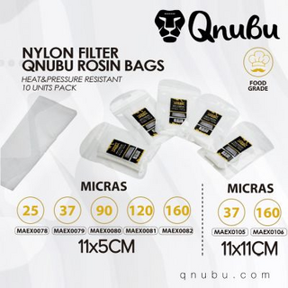 Qnubu Rosin Bag Filterbeutel 160m, 110x110mm,VP 10 Stk