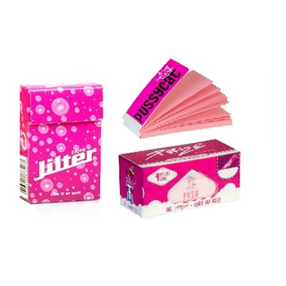 Pussy Smoking Set II, je 1x PURIZE PINK Rolls, Pink...