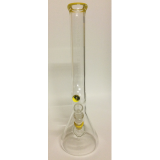 EHLE e.motion-Beaker Viva Custom #2 Viva 420 Yellow, H 45cm, dm 45mm, NS 18,8, OHNE Kickloch