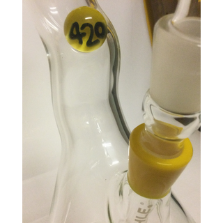 EHLE e.motion-Beaker Viva Custom #2 Viva 420 Yellow, H 45cm, dm 45mm, NS 18,8, OHNE Kickloch