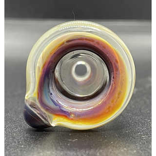 Orglasmus Art-Head, NS 18,8mm, Marmor amber-purple` Flutsch