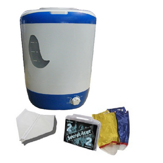 Bubble Washing Machine, Secret Smoke, inkl. 2...