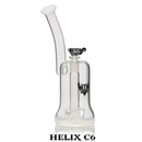 Bent Helix Bubbler C6, 32cm, NS18, 75mm
