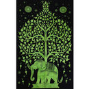 Wandtuch 140 x 220 cm, Elephant Tree, gr�n