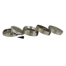 CNC-Grinder+Sieb Hammercraft Edelstahl, 4-tlg, dm 52mm,...